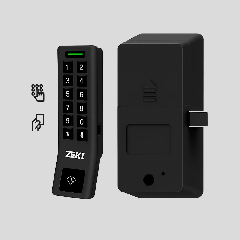 smart cabinet lock with RFID and PIN code access